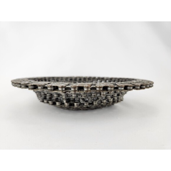 Bike Chain Bowl 10" * Conversation Piece Shimano MTB Road Mountain Trail - Fun!‎ - Picture 3 of 12